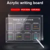 Refrigerator sticker display board, magnetic sticker message board, transparent acrylic entrance iron door, magnetic attachment, weekly schedule, memo, erasable Application Scenario